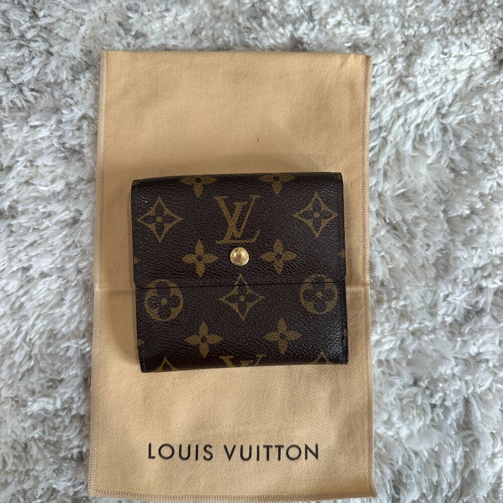 Louis Vuitton Leather Monogram Wallet
